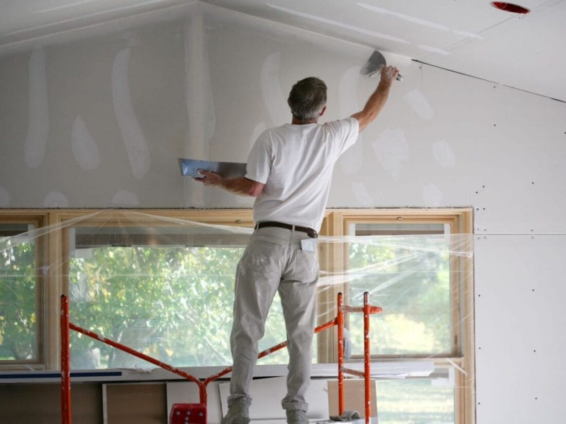 Green Home Yard craftsperson carefully finishing a renovation